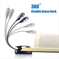 Stand Light, 1/2/4/10 Pack Clip on LED Book Lights, USB and AAA Battery Operated