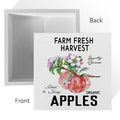 ENGVZ Apple Decor Wooden Box Sign Rustic Farmhouse Kitchen Bathroom 1x4x6in by Deal US