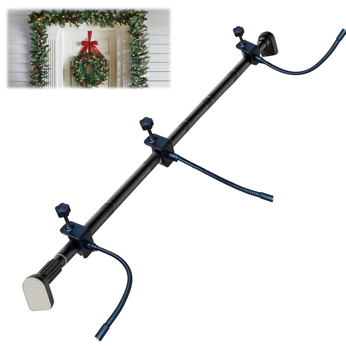 Garland Hanger Front Door Adjustable 32-39in Load 20lbs No Screws Drilling by Deal US