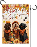 MEHOFOND Fall Happy Thanksgiving Garden Flag Double Sided 12x18in by Deal US