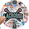 MAXSNOW Lacrosse Stickers Vinyl Decals Waterproof for Water Bottles Laptop Car by Deal US