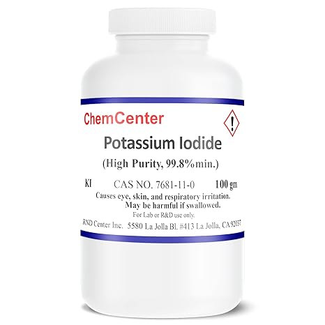 Potassium Iodide (KI) Powder, 100 Grams by Pasteur Pharmacy