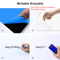 JINGZHAN Self Adhesive Magnetic Sheet 12x17 White 2 Pack Dry Erase Board by Deal US