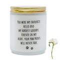 DFQ Freesia Scented Pet Memorial Candle Sympathy Gift for Dog Lovers by Deal US