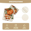 Artoid Mode Polka Dot Pumpkins Vine Wood Fall Table Runner 13x36 Inch by Deal US