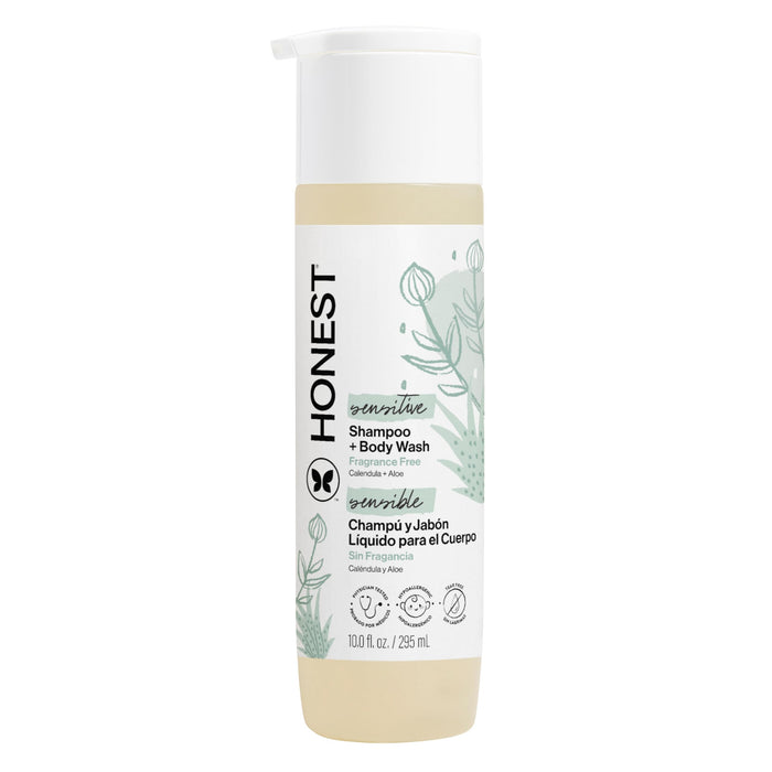 The Honest Company 2-in-1 Baby Shampoo & Body Wash Fragrance-Free 10 fl oz by Deal US