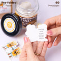 SOLMAY Funny Beer Cheers Gift Jar with 60 Uplifting Messages for Dad 0.5 by Deal US