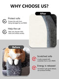 SEPAZON Anti Cat Scratch Couch Protector Adhesive Pad Offwhite 78.7x15.8In by Deal US