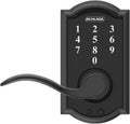SCHLAGE Touch Camelot Lock with Accent Lever (Matte Black) FE695 CAM by Vanessa Jane