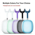 In 1 Case Cover For Airpods Max, Clear Tpu Ear Cup Protectors & Silicone Earpad