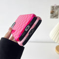 with iPhone 13/14 Case, Cute Aesthetic Fashion Colorful Checkered Cov