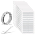 Ring Size Adjuster 100-Pack – Invisible Clear Silicone Spacers for Oura Ring Gen 4/3, Samsung Galaxy Ring & Smart Rings