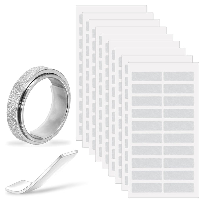 Ring Size Adjuster 100-Pack – Invisible Clear Silicone Spacers for Oura Ring Gen 4/3, Samsung Galaxy Ring & Smart Rings
