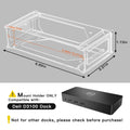 CaSZLUTION Docking Station Mount Clear for Dell D3100 Dock Holder by Deal US