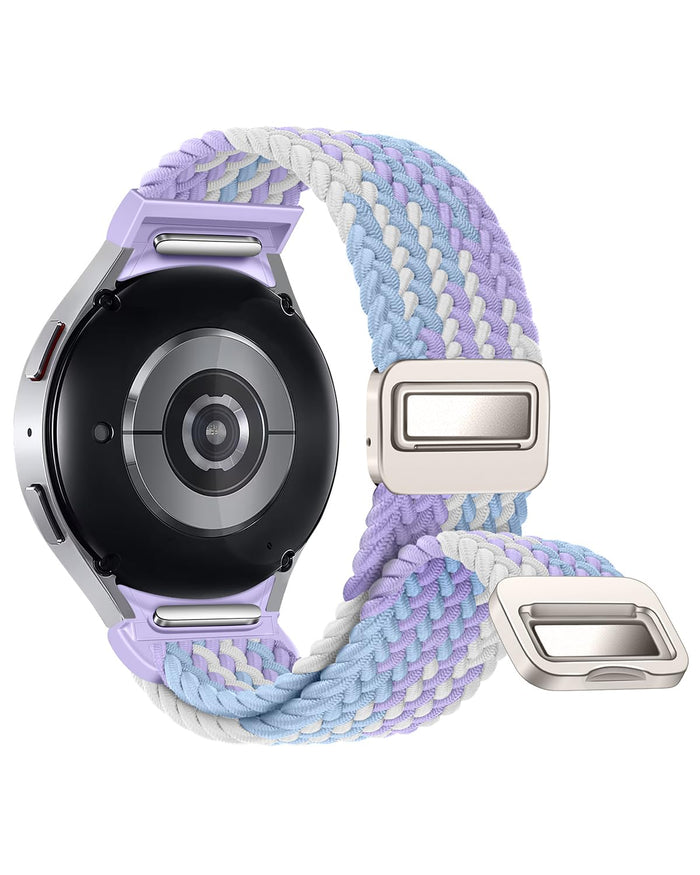 Click No Gap Braided Bands Compatible with Samsung Galaxy Watch 7 6 4 5 FE Band