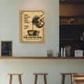 HTTART Vintage Coffee Canvas Wall Art 12x16 Set of 2 Retro Brown by Deal US