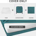 Easy-Going Waterproof Patio Outdoor Cushion Covers Replacement 22x20x4 inch 2 Pa by Vanessa Jane