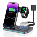 3 In 1 Charging Station Lphone Fast Foldable Charging Stand For Multiple Devices