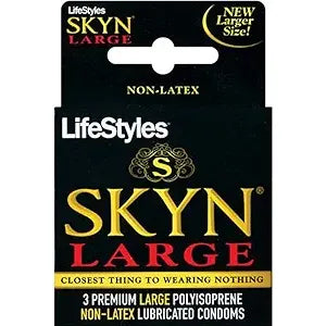 Lifestyles Skyn Large Condoms 6x3 by Pasteur Pharmacy
