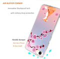 iPhone 17e & 16e Case: Slim Clear Matte Cute Flowers Floral Design for Girls