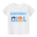 K-Acc Birthday Girl Outfit T-Shirt Blue Ears Tutu Dress Satin Sash Size 8 by Deal US