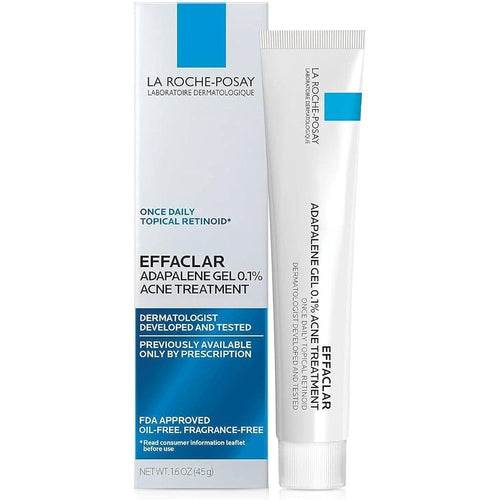 La Roche-Posay Effaclar Adapalene Gel 0.1% Retinoid Cream for Acne, 45g by Pasteur Pharmacy
