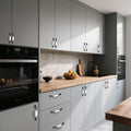 EZRENOVA 10 Pack Matte Black Cabinet Pulls 96mm Zinc Alloy Modern Style by Deal US