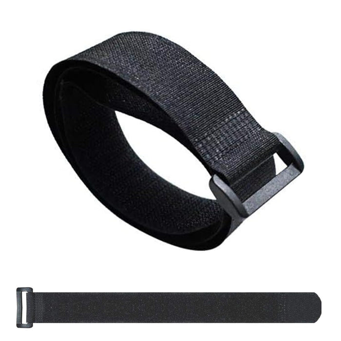 YUGYUM Golf Cart Fan Strap Reusable Adjustable Nylon Cinch Tie Black by Deal US