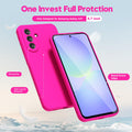 Samsung Galaxy A37 5G Case Silicone, Thin Slim Grip Soft Rubber Gel Protective P