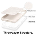 For Iphone 17 Pro Phone Case Liquid Silicone, Thin Ultra Slim Minimalist Phone C