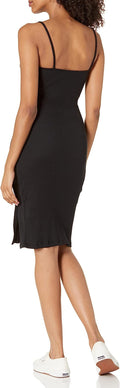 French Connection Womens Reshmi Ribbed Jersey Dress, Black, 4 by Vanessa Jane
