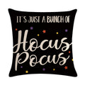 7COLORROOM Halloween Pillow Covers Set of 2 Black 18x18in Polyester by Deal US