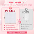 BestBy10/26 NXJ INFILILA Nail Polish Remover Pads Big Size 50 PCS by Deal US