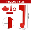 Flag Replacement Kit, Adhesive Red Mailbox Flag Mail Box Flags Replacement for W