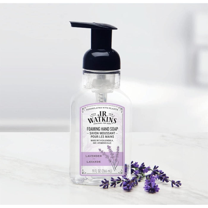 J.R. Watkins Lavender Foaming Hand Soap 9 oz by Pasteur Pharmacy