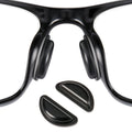 Soft Silicone Eyeglass Nose Pads – 10 Pairs Anti-Slip Sticky Back Glasses Nose Cushions for Eyeglasses and Sunglasses, Black