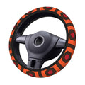 Overlook Hotel Carpet Steering Wheel Cover Universal 15 inch Black by Deal US