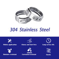 HayEastdor 50PCS 1/2" PEX Cinch Crimp Clamp Rings 304 Stainless Steel by Deal US