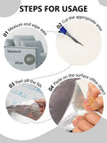 SEPAZON Anti Cat Scratch Couch Protector Adhesive Pad Offwhite 78.7x15.8In by Deal US