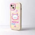 Cute Phone Case Compatible with iPhone 13, Big Head Kitty Cat, Animals Cartoon S