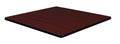 Regency 42in Square Laminate Table Top- Mahogany/Mocha Walnut by Vanessa Jane