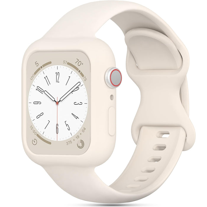 Bumper Case Compatible with Apple Watch Band 38mm 40mm 41mm 42mm 44mm 45mm
