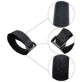 YUGYUM Golf Cart Fan Strap Reusable Adjustable Nylon Cinch Tie Black by Deal US