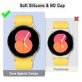 Apbands 20mm Silicone Sport Band for Samsung Galaxy Watch 40-46mm Yellow by Deal US
