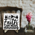 Inspirational Wood Sign Rustic Desk Decor Home Office Work Desk Accessories Decorative Motivational Christian Gifts Religious Bible Verse Faith Decorations Office Supplies Cubicle Decor Table Plaque