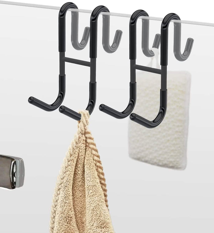 Rust-Resistant Door Mount Shower Hook – Strong Multifunctional Hanging Hook by DailySale