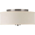 Progress Lighting P3713-09 Inspire Two-Light Flush Mount, Brushed Nickel by Vanessa Jane