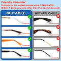 Glasses Anti-Slip Silicone Ear Clip, Glasses Holder W