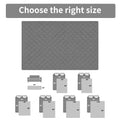 Easy-Going Waterproof Reversible Dog Bed Cover 68x86 Gray/Light Gray by Deal US