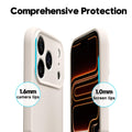For Iphone 17 Pro Phone Case Liquid Silicone, Thin Ultra Slim Minimalist Phone C